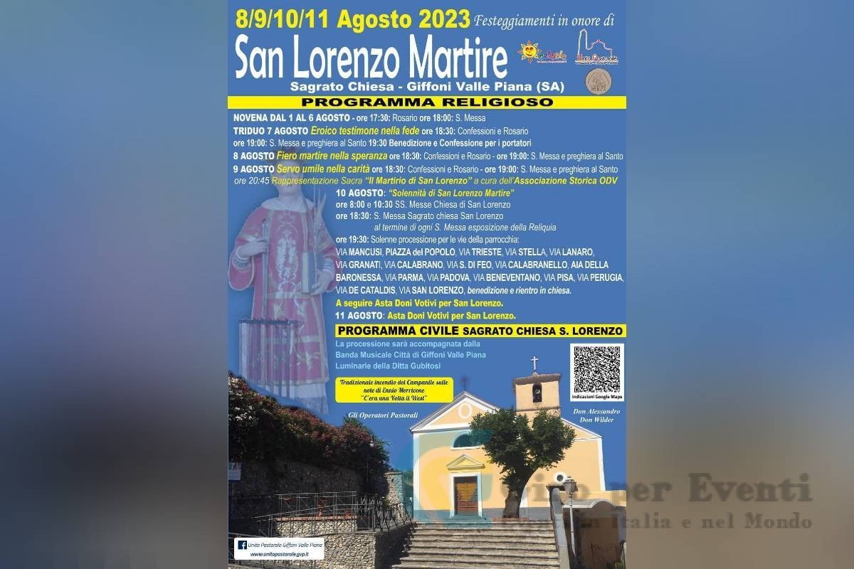 Sagra di San Lorenzo a Giffoni Valle Piana