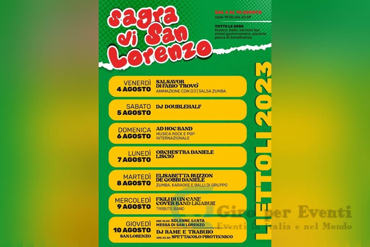 Sagra di San Lorenzo a Liettoli