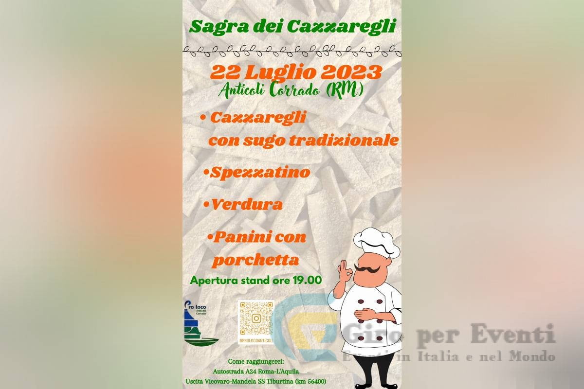 Sagra dei Cazzaregli ad Anticoli Corrado