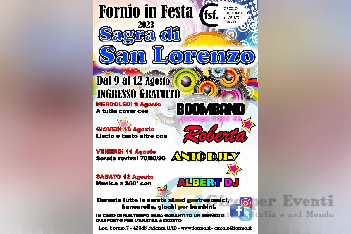 Sagra di San Lorenzo a Fornio di Fidenza