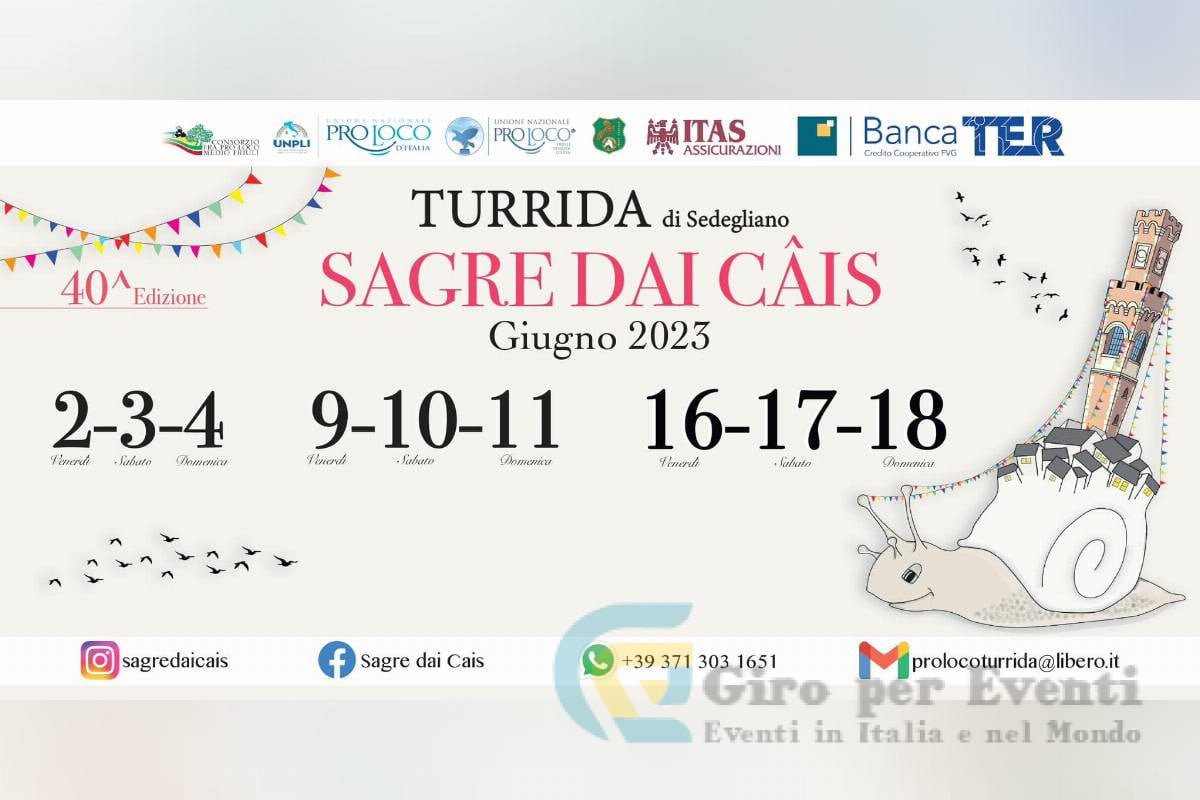 Sagre dai Cais a Turrida di Sedegliano