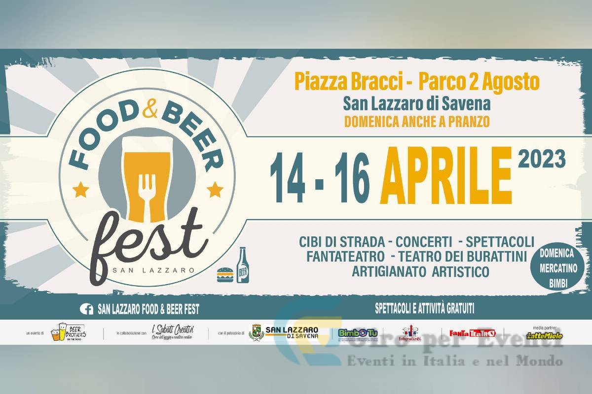 San Lazzaro Food & Beer Fest a San Lazzaro Di Savena banner