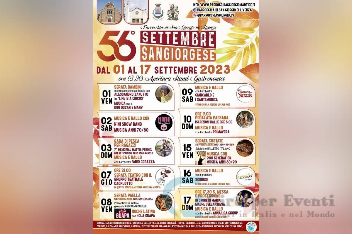 Settembre Sangiorgese a San Giorgio di Livenza