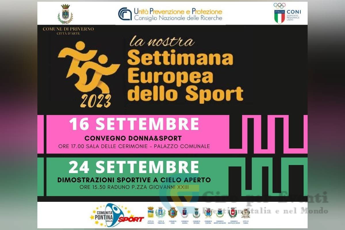 Settimana Europea della Sport a Priverno