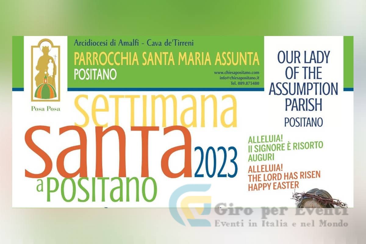 Settimana Santa a Positano banner