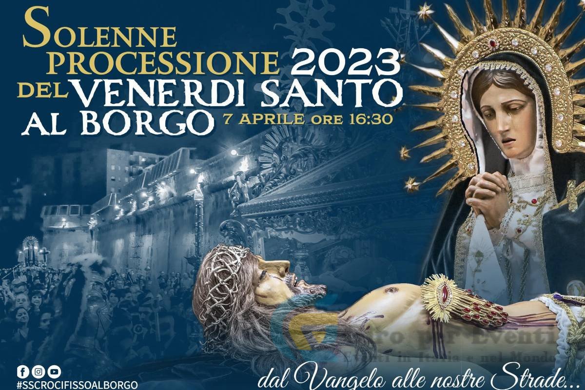 Solenne Processione del Venerdì Santo al Borgo Palermo