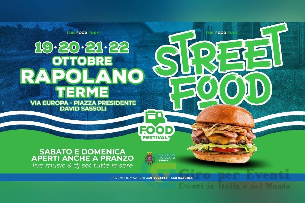 Street Food Food Festival Rapolano Terme