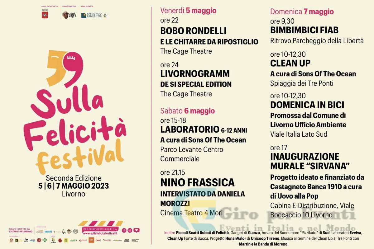 Sulla Felicità Festival Livorno