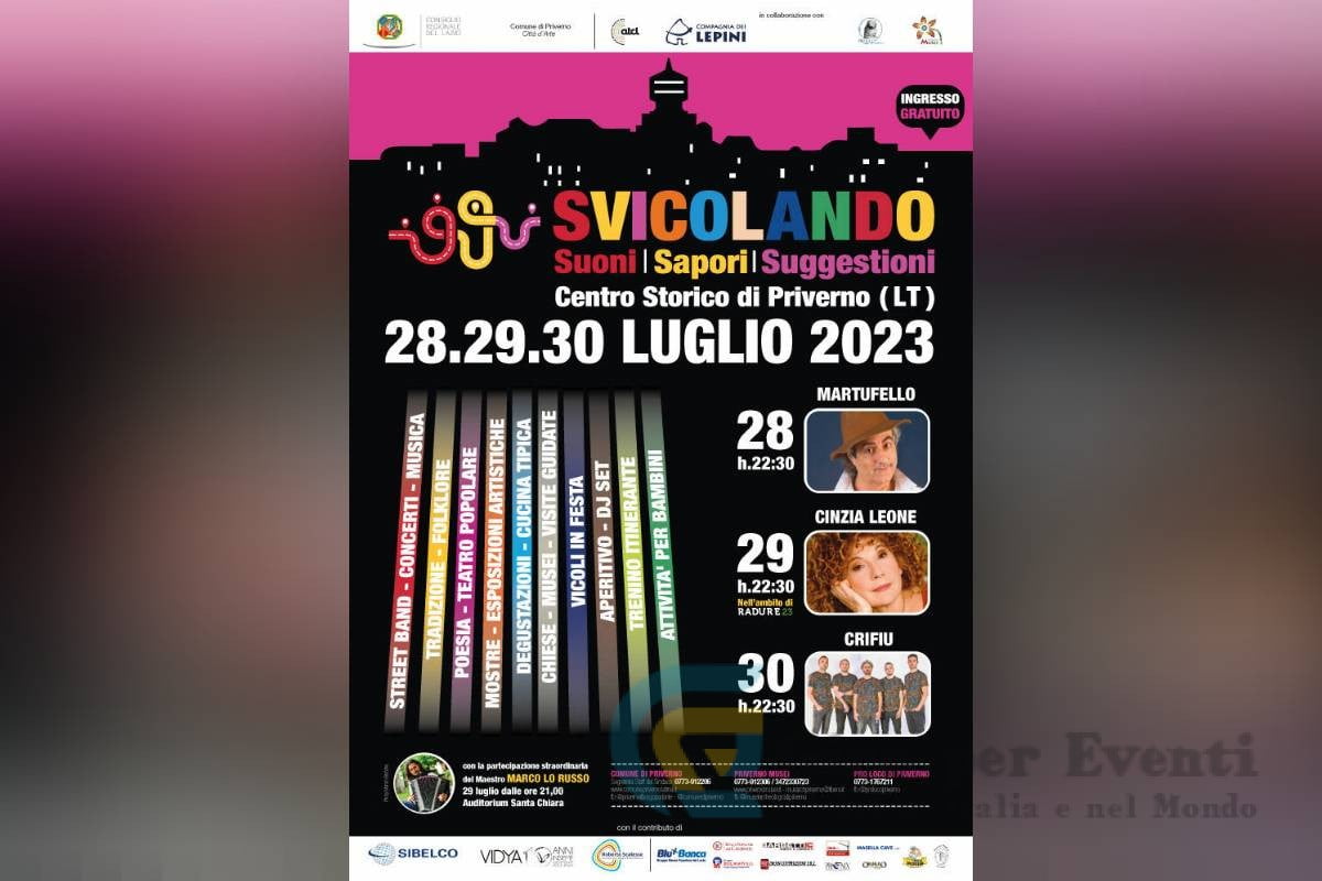 Svicolando. Suoni, Sapori e Suggestioni a Priverno