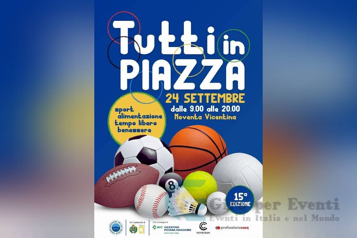 Tutti in Piazza a Noventa Vicentina