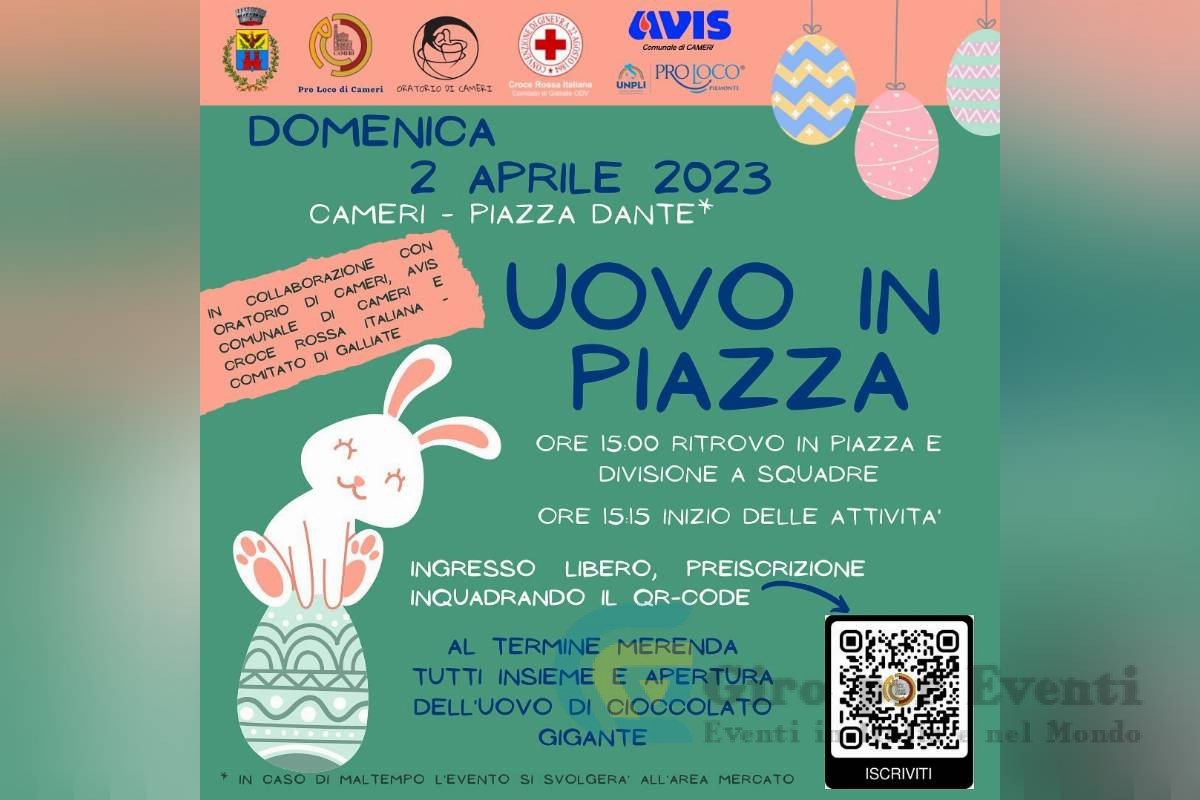 Uovo in Piazza Cameri