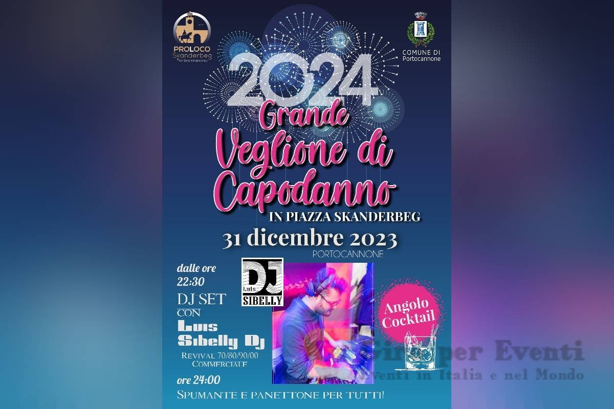 Veglione di Capodanno in Piazza Skanderberg a Portocannone