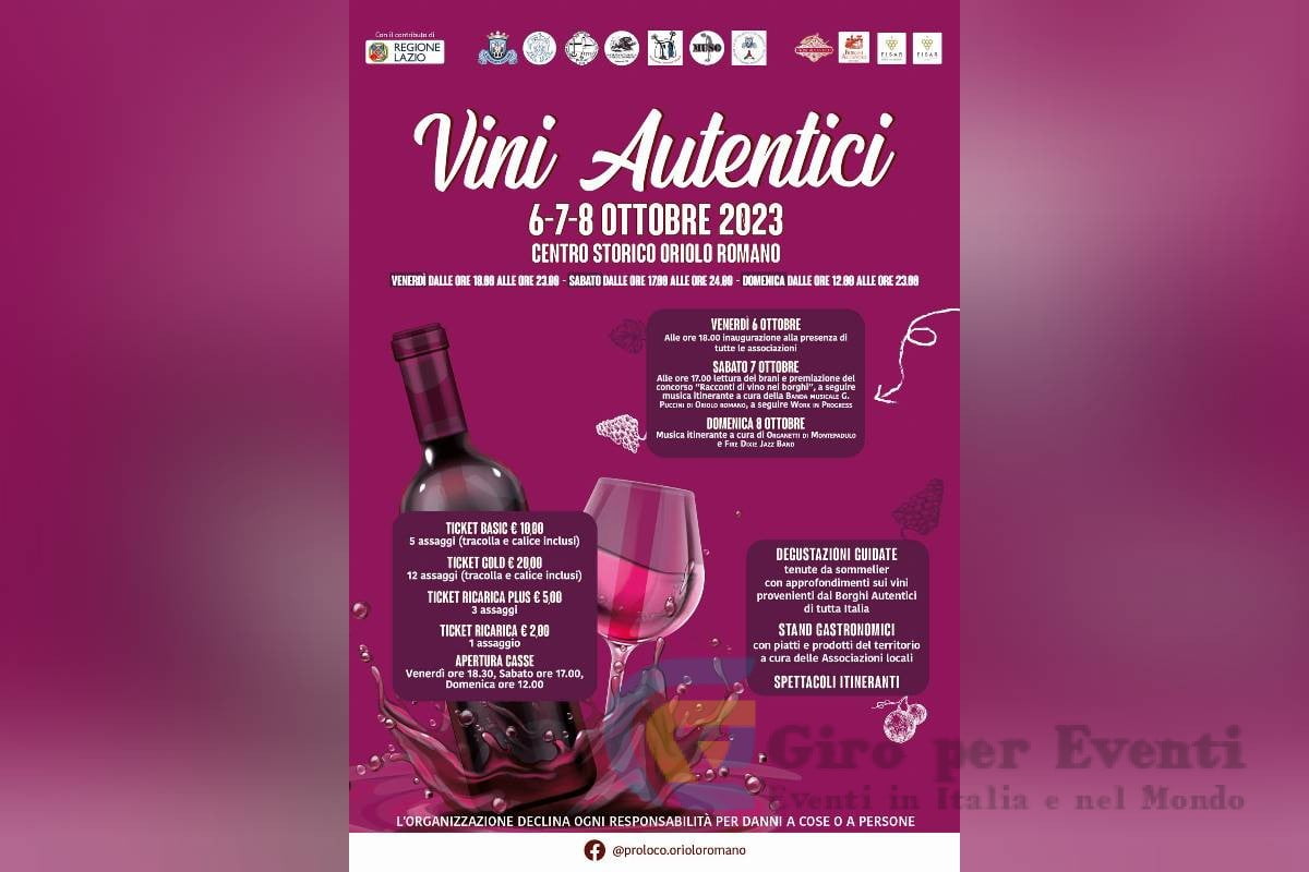 Vini Autentici Oriolo Romano