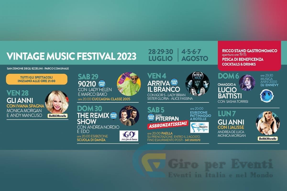 Vintage Music Festival a San Zenone degli Ezzelini