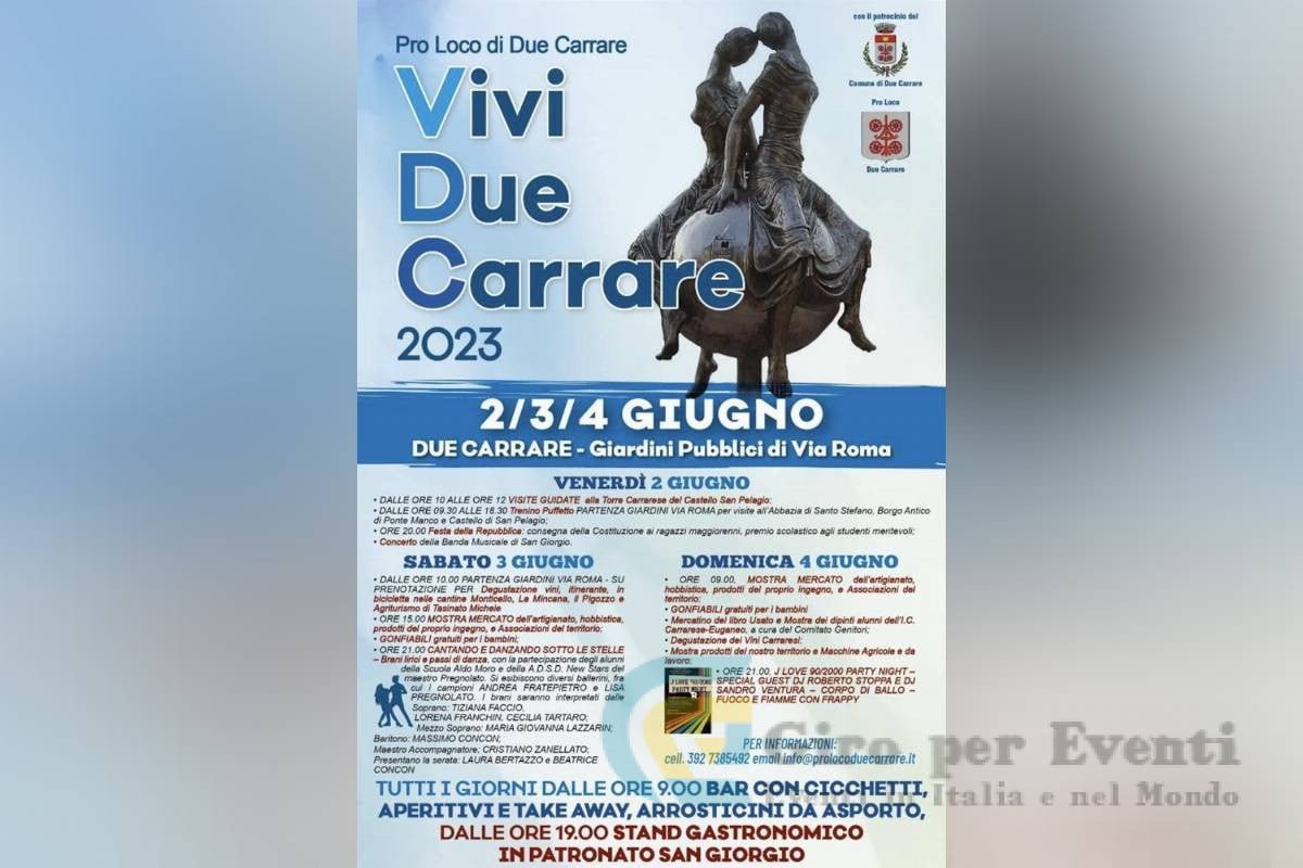 Vivi Due Carrare una Comunità in Festa