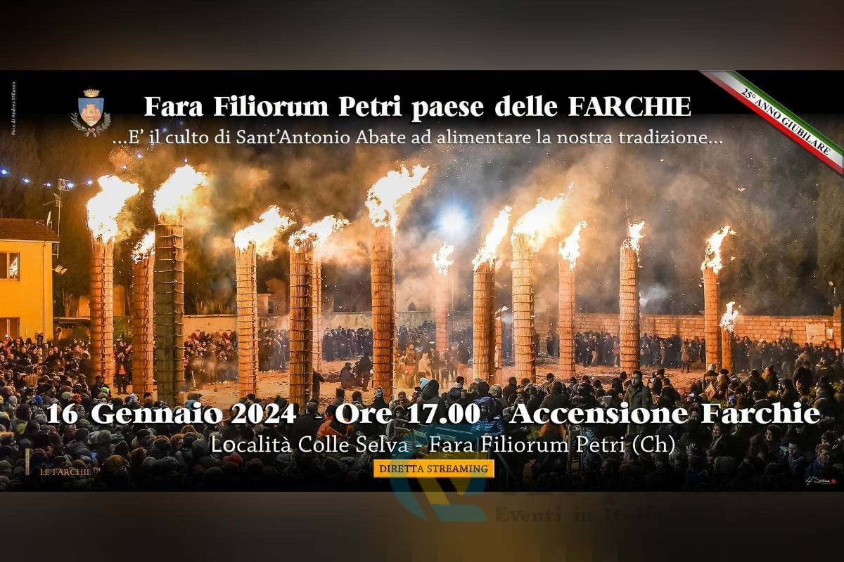 Accensione Farchie a Fara Filiorum Petri