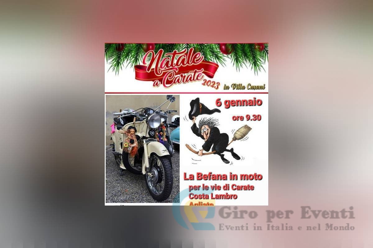 Befana in Moto a Carate Brianza