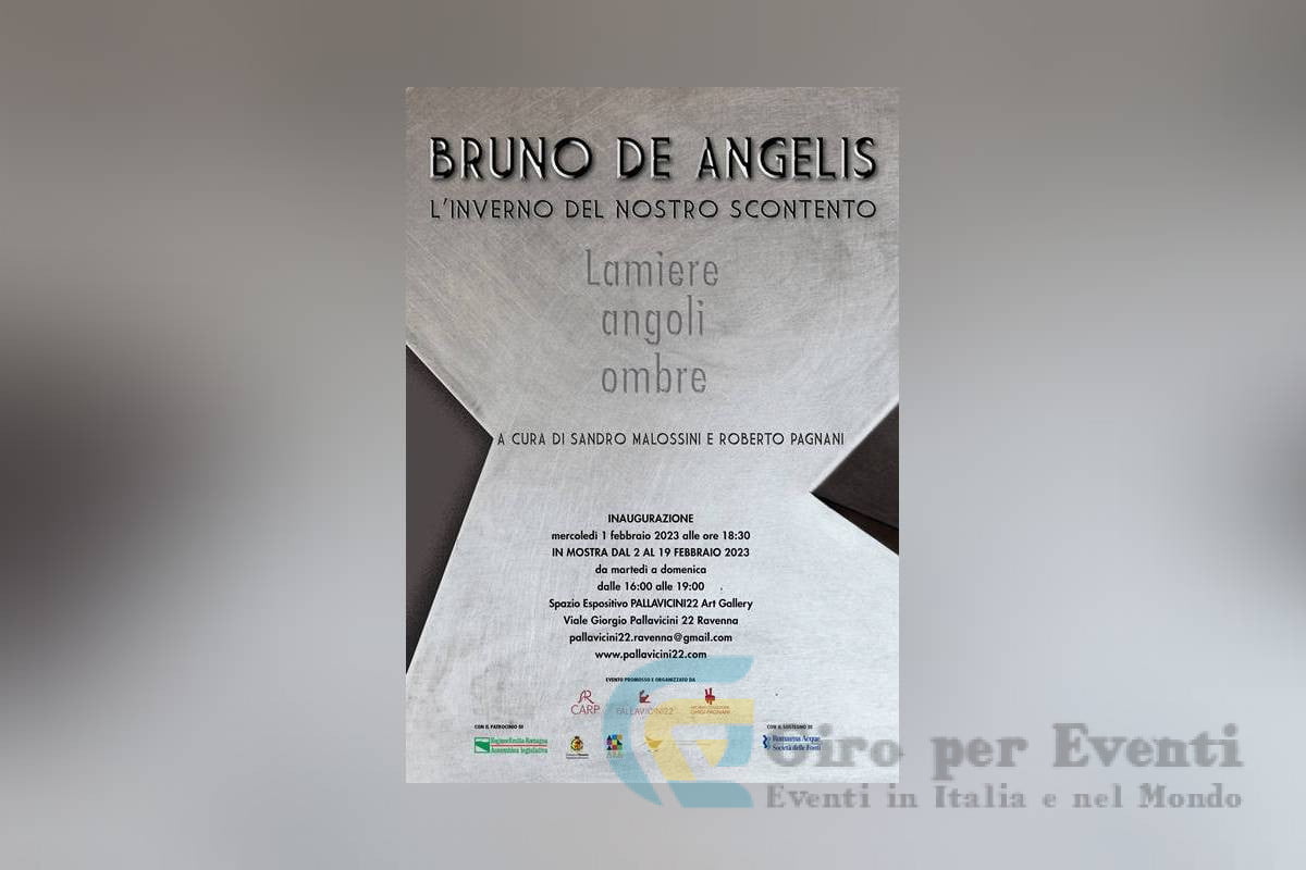 Bruno de Angelis – l'Inverno del nostro Scontento a Ravenna banner