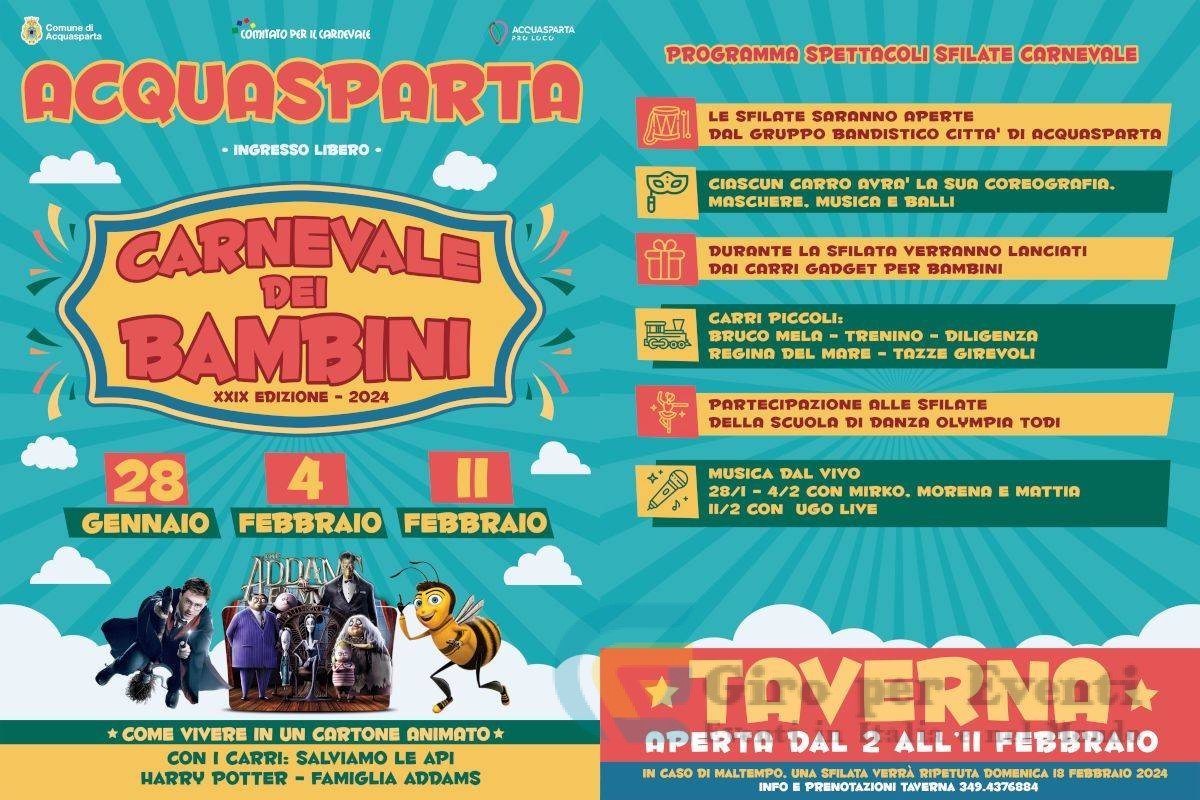 Carnevale dei Bambini di Acquasparta