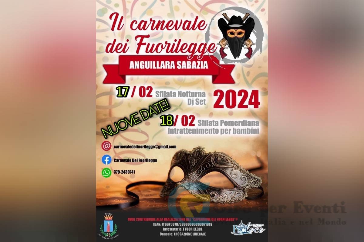 Carnevale dei Fuorilegge ad Anguillara Sabazia