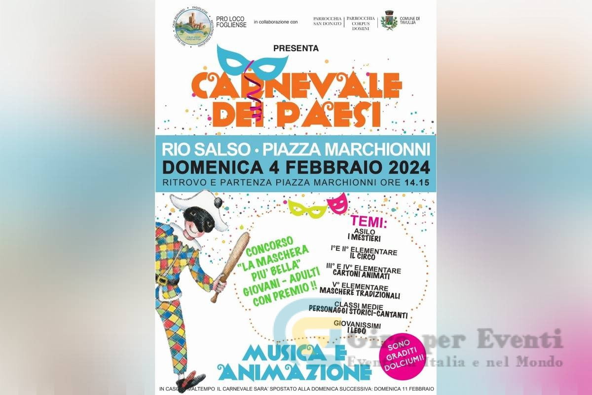 Carnevale dei Paesi a Tavullia