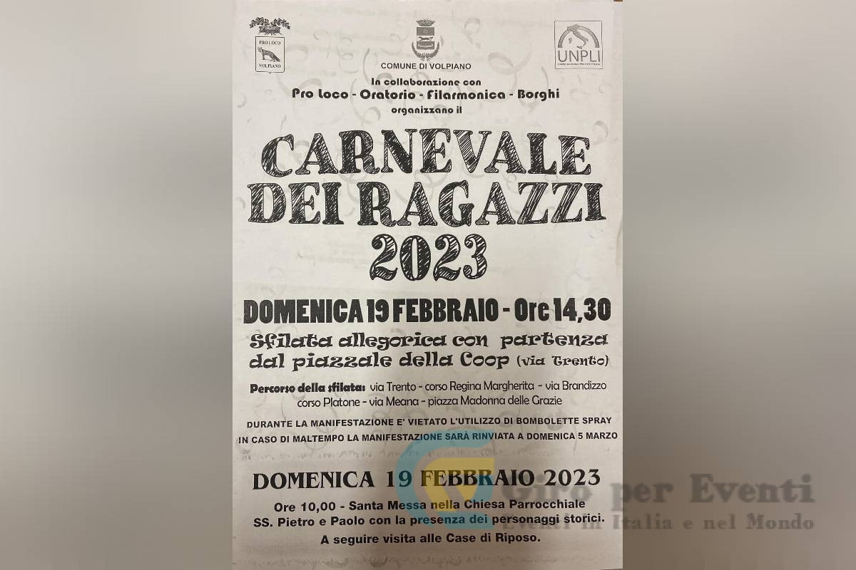 Carnevale dei Ragazzi a Volpiano