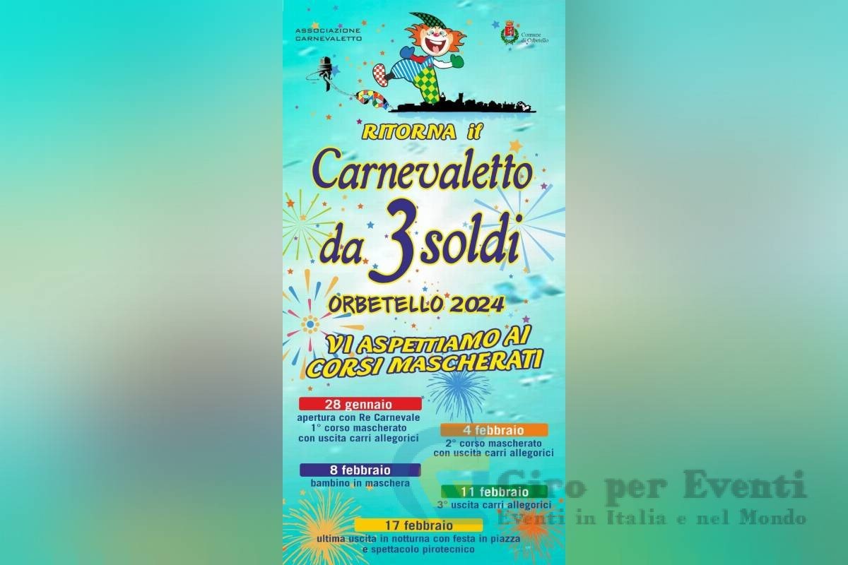 Carnevaletto da 3 Soldi a Orbetello