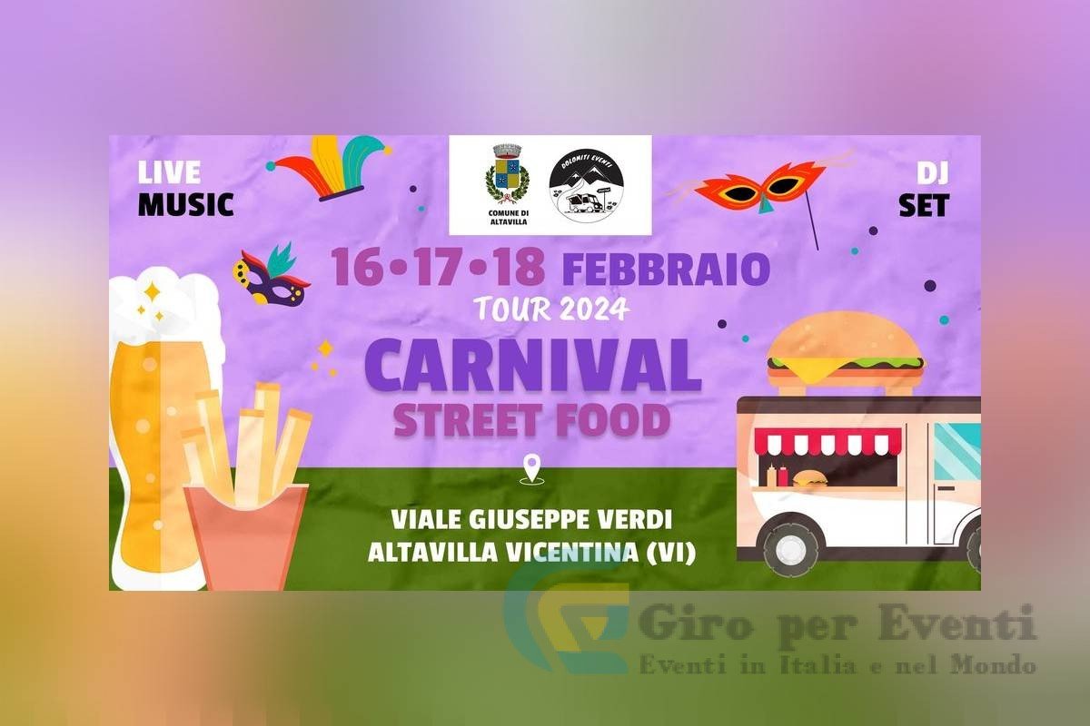 Carnival Street Food ad Altavilla Vicentina