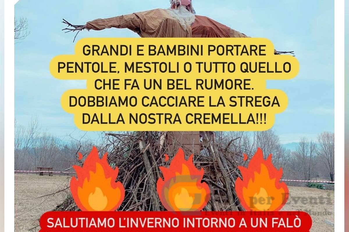 Falò della Gibiana a Cremella