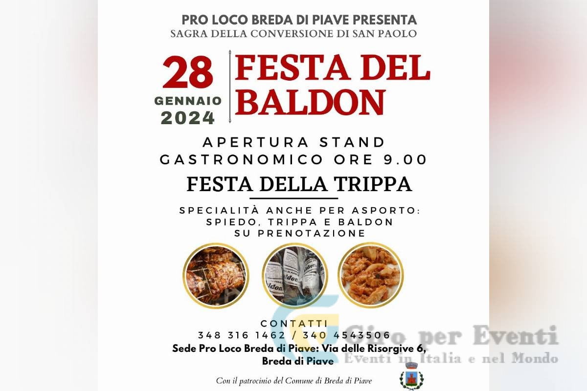 Festa del Baldon a Breda di Piave