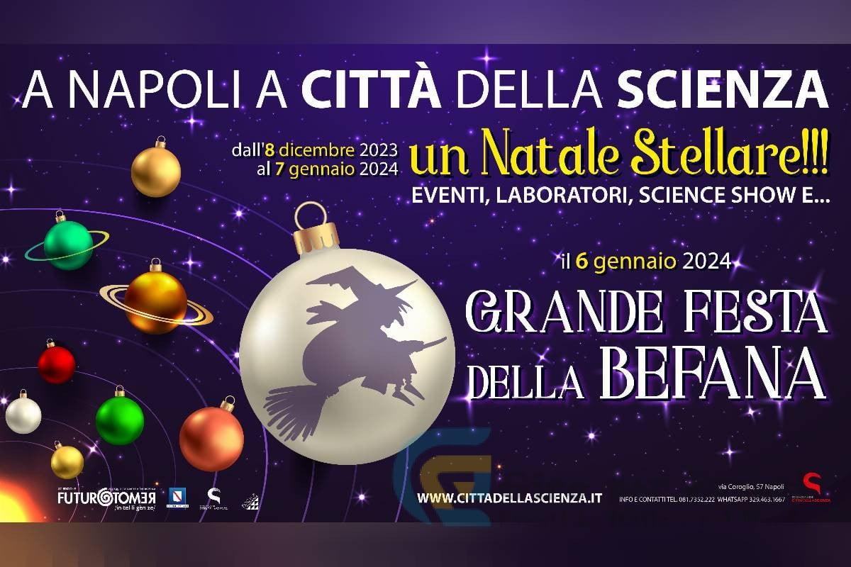 Festa della Befana a Città della Scienza Napoli