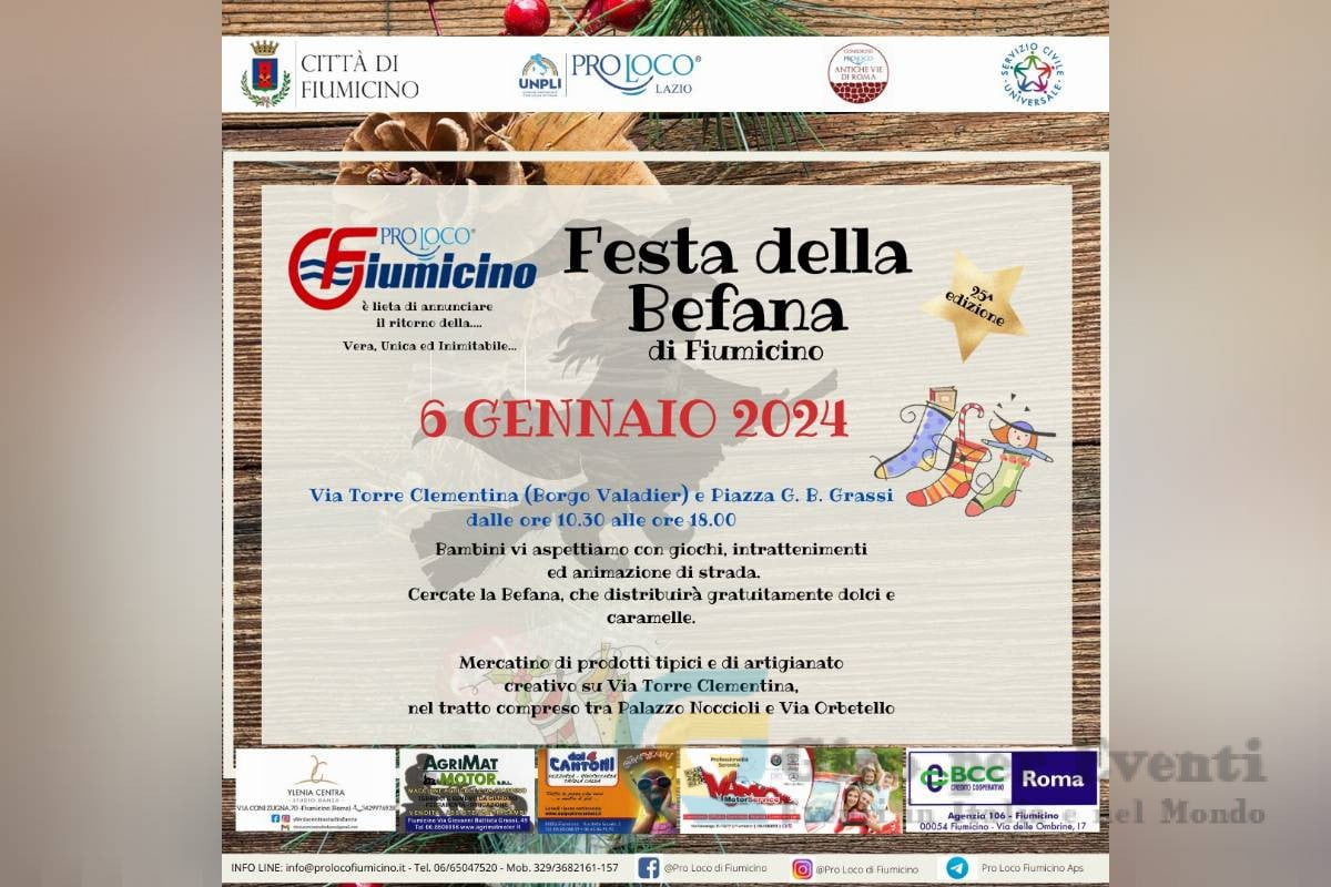 Festa della Befana a Fiumicino