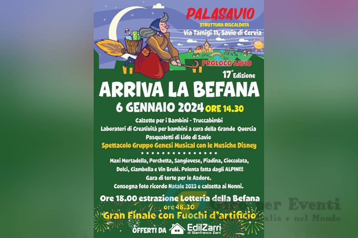 Festa della Befana a Savio