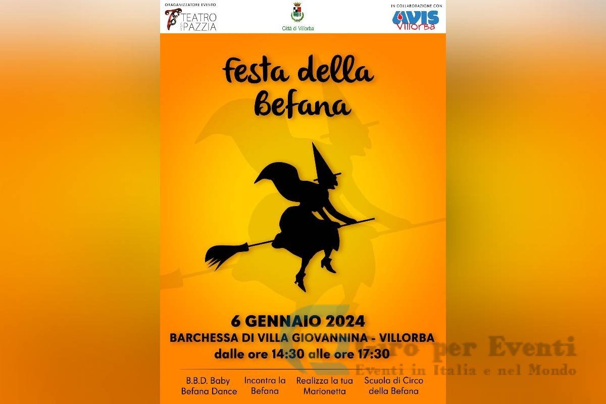 Festa della Befana a Villorba 2024