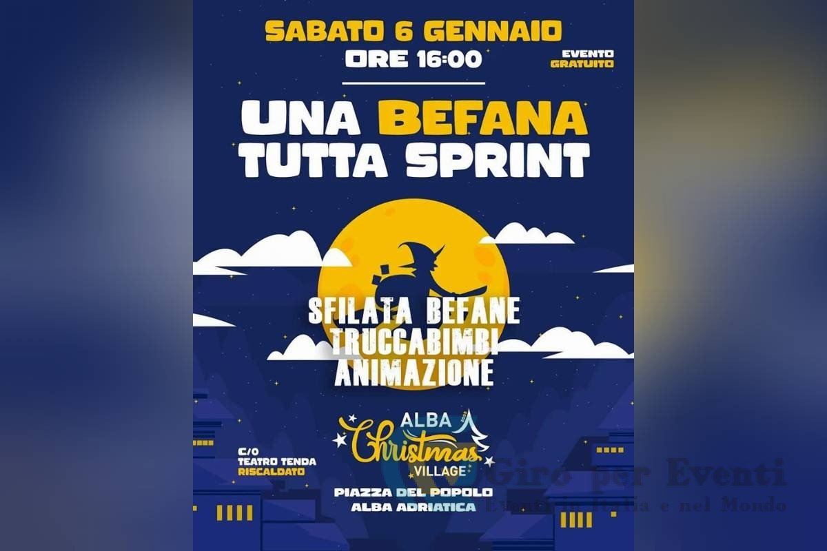 Festa della Befana ad Alba Adriatica