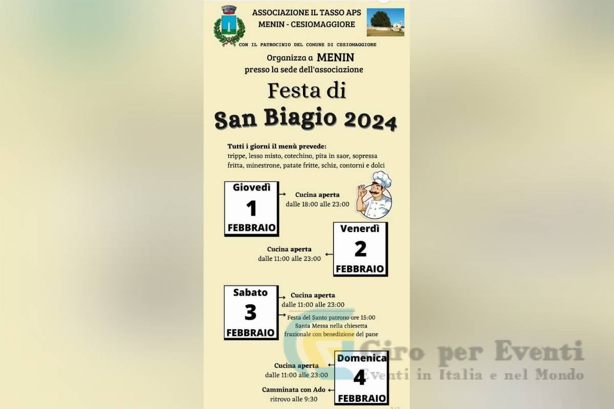 Festa di San Biagio a Cesiomaggiore