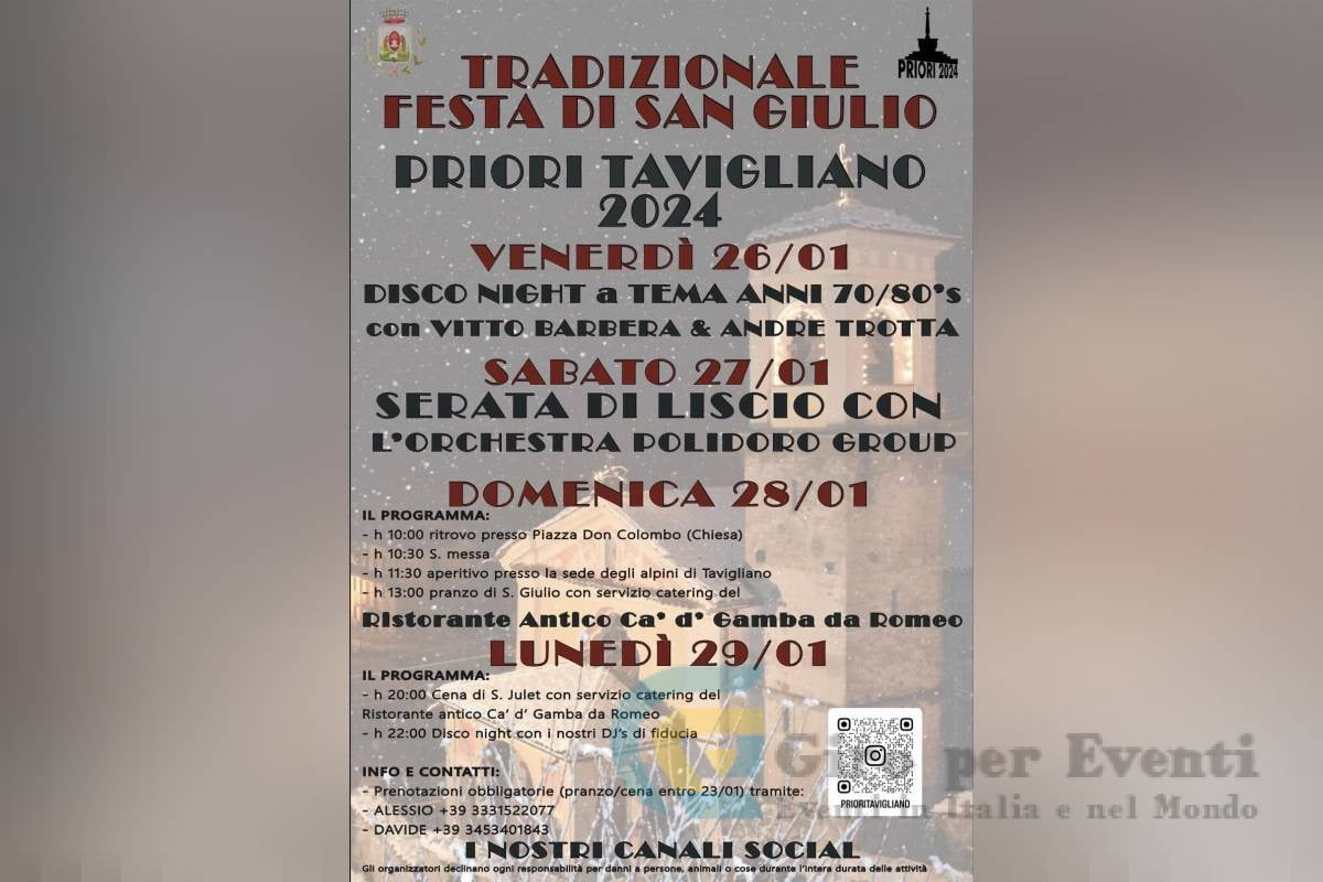 Festa di San Giulio a Tavigliano