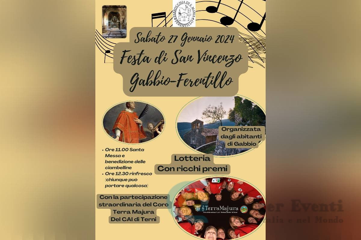 Festa di San Vincenzo a Gabbio di Ferentillo