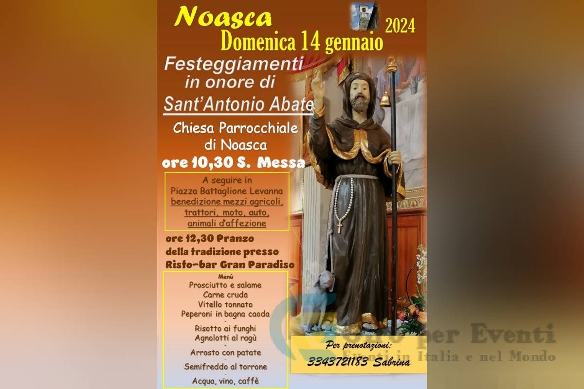 Festa di Sant'Antonio Abate a Noasca