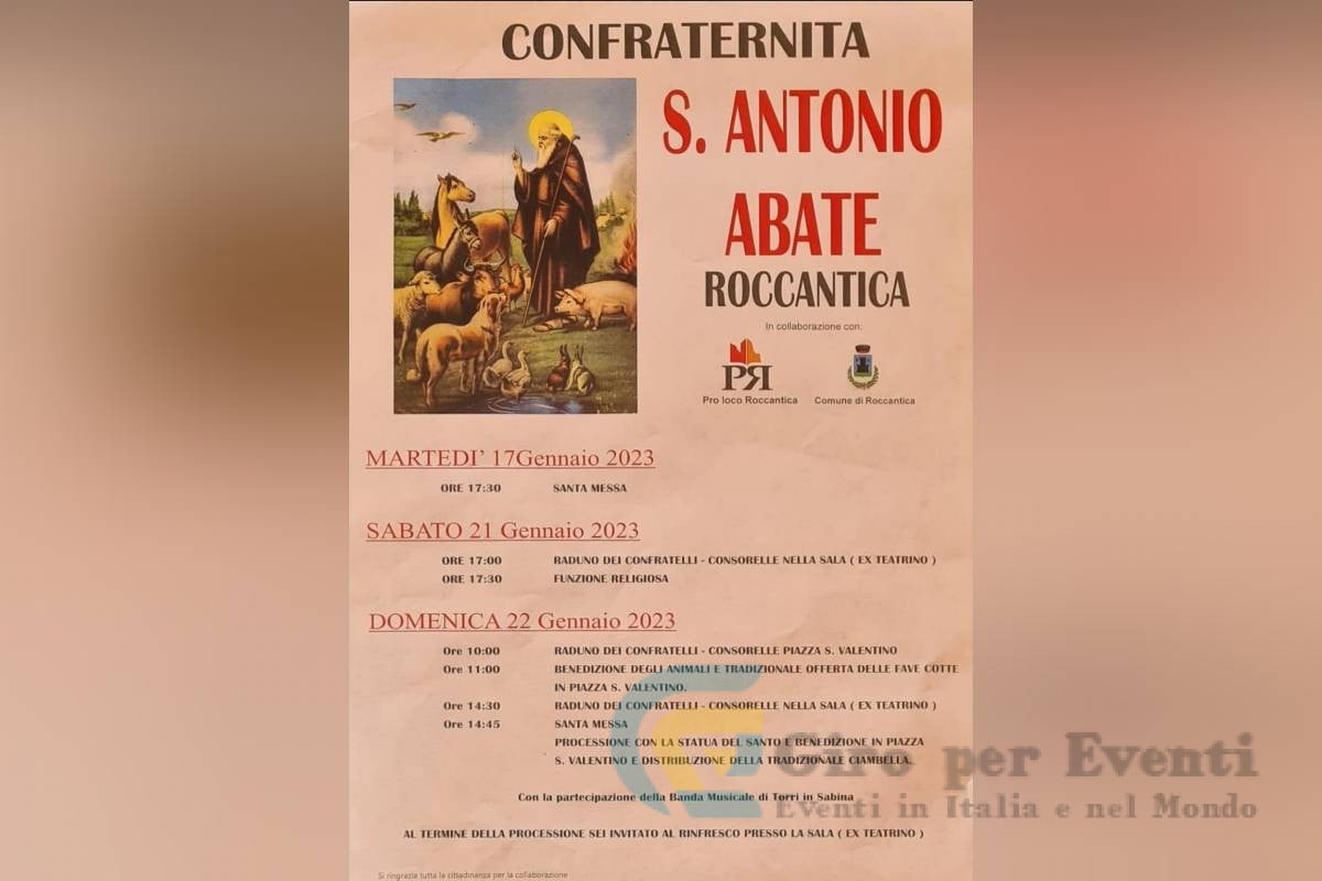 Festa di Sant'Antonio Abate a Roccantica