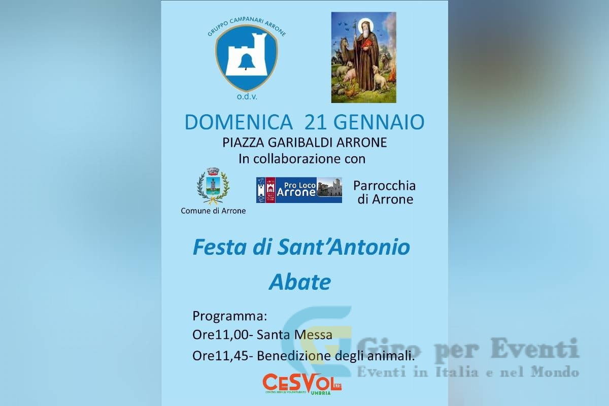 Festa di Sant'Antonio Abate ad Arrone