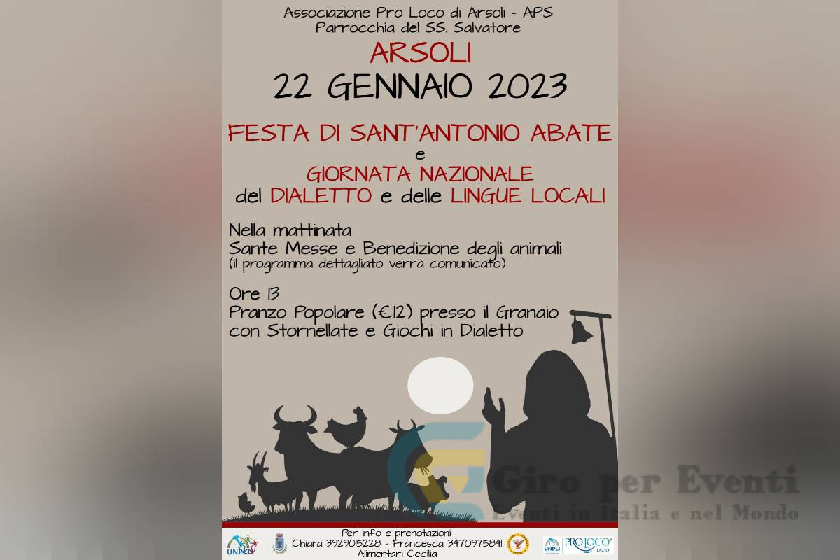 Festa di Sant’Antonio Abate ad Arsoli