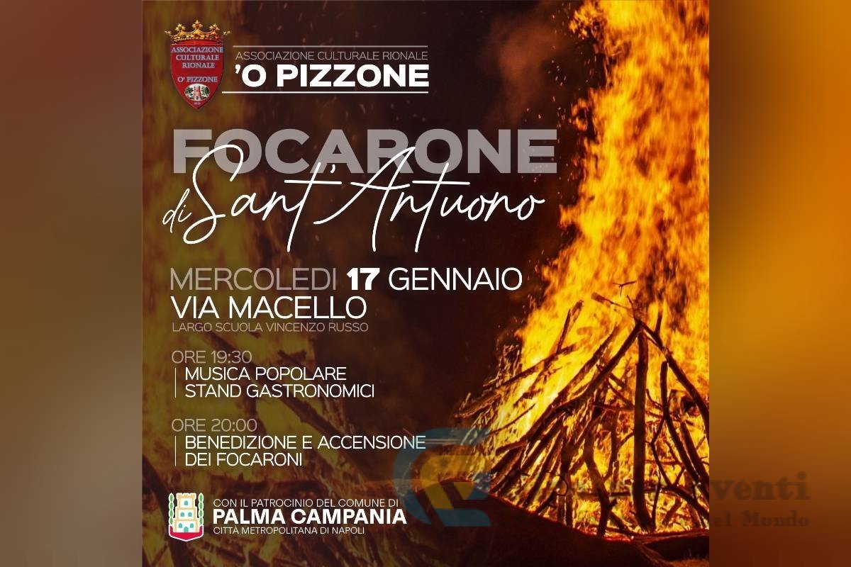 Focarone di Sant'Antuono a Palma Campania