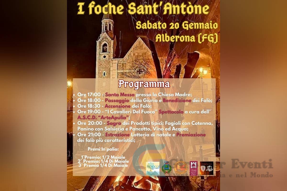 I Fuochi di Sant'Antonio ad Alberona