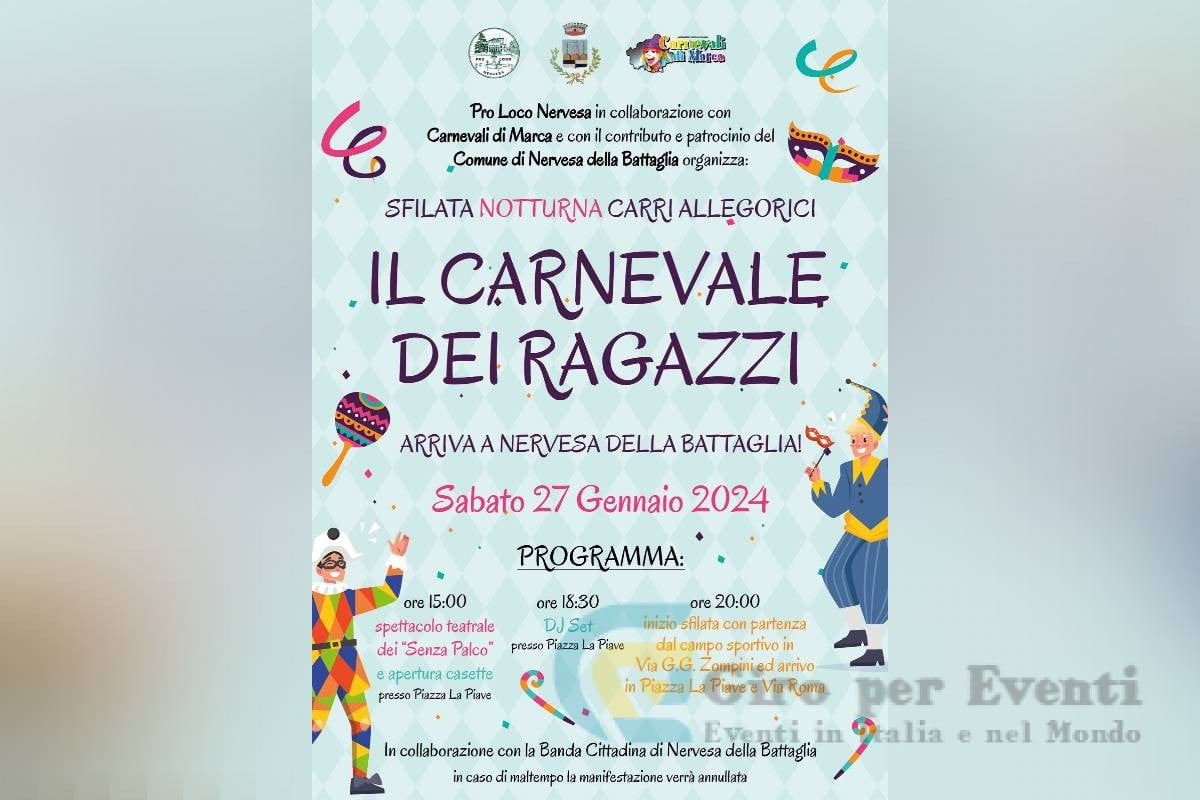 Il Carnevale dei Ragazzi a Nervesa della Battaglia