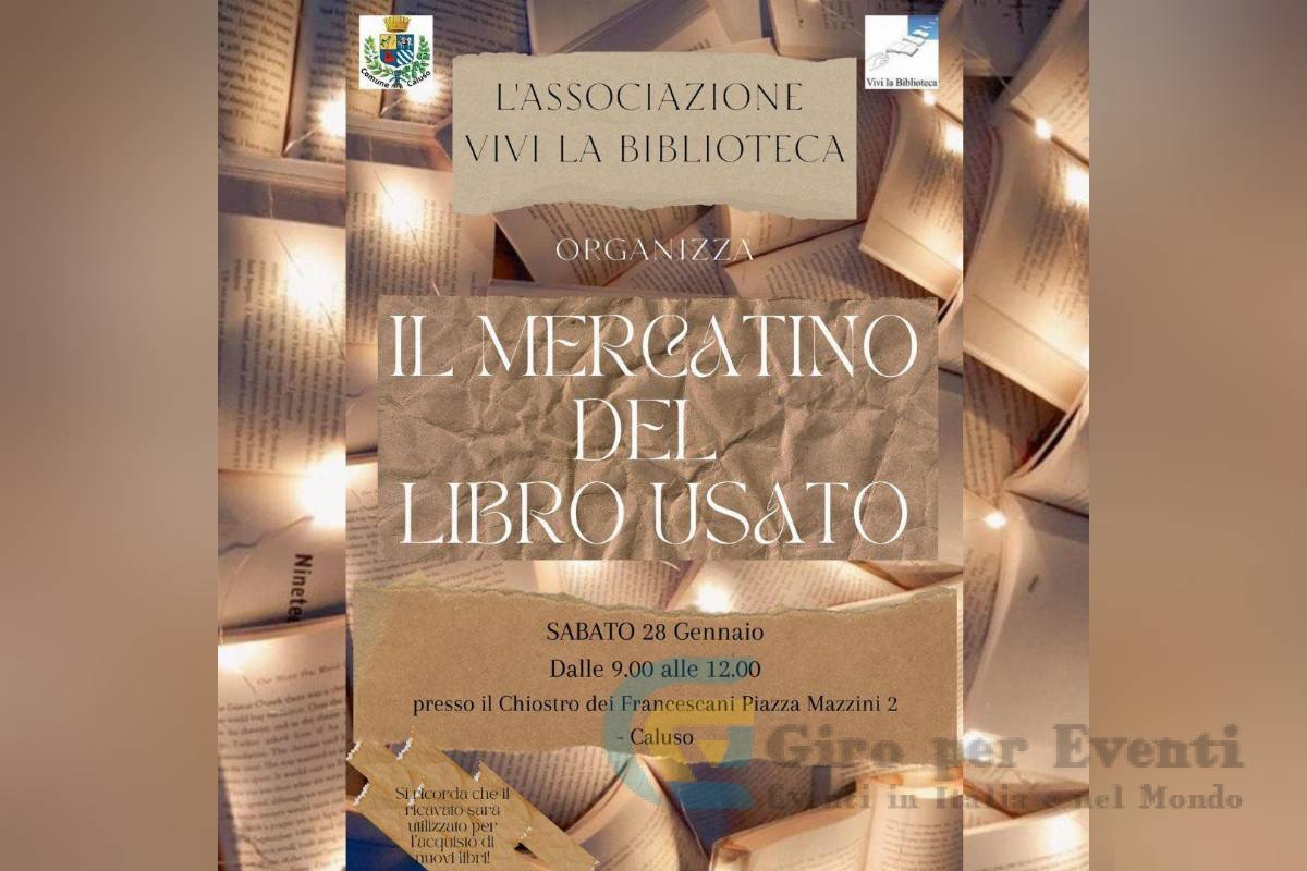 Il Mercatino del Libro Usato a Caluso