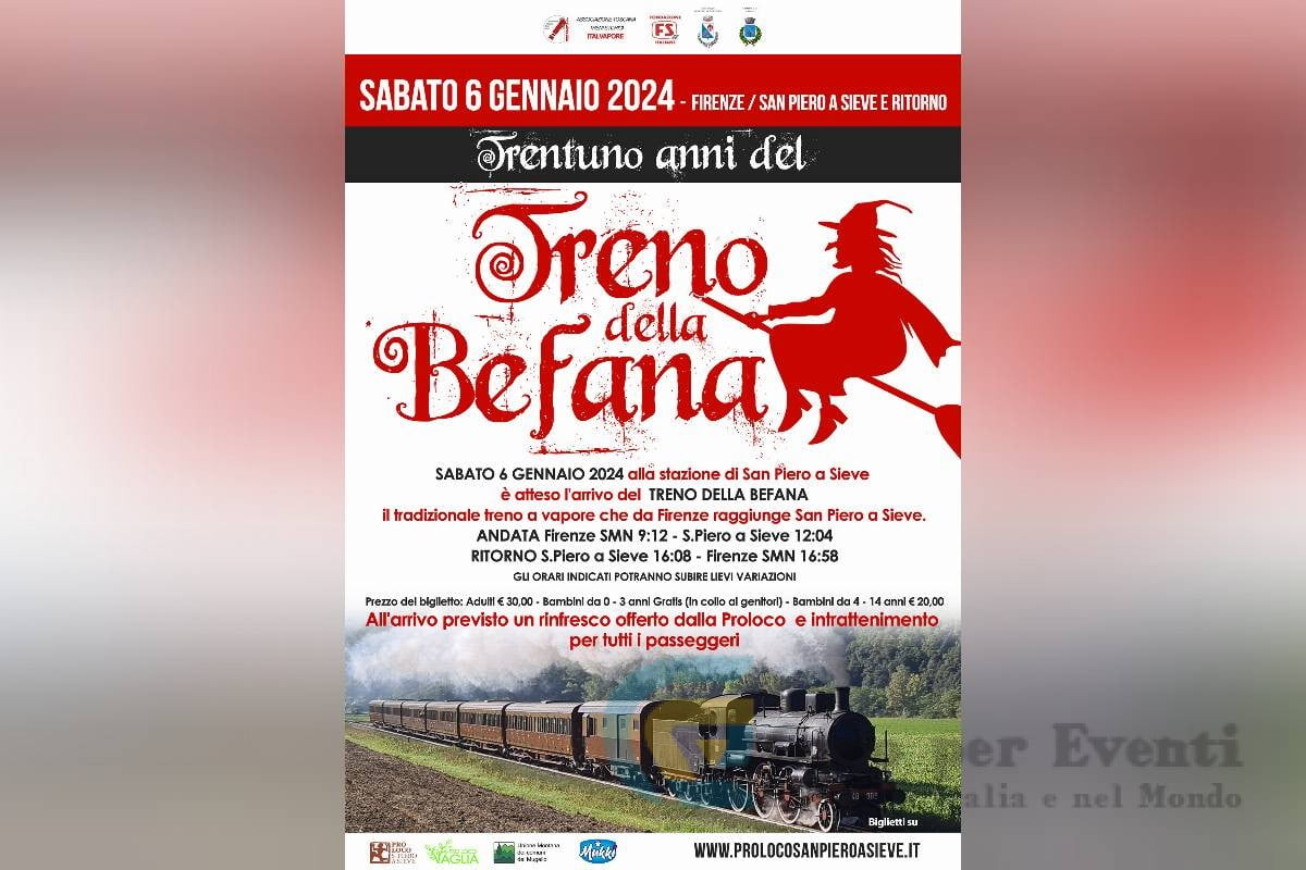 Il Treno della Befana a San Piero a Sieve