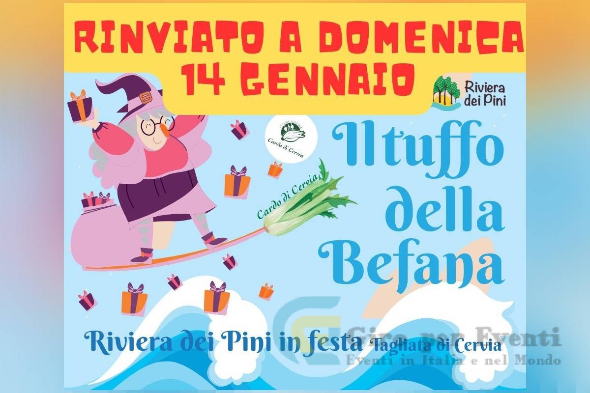 Il Tuffo della Befana a Tagliata di Cervia