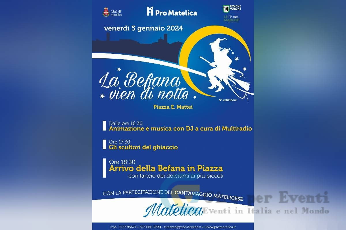 La Befana Vien di Notte a Matelica