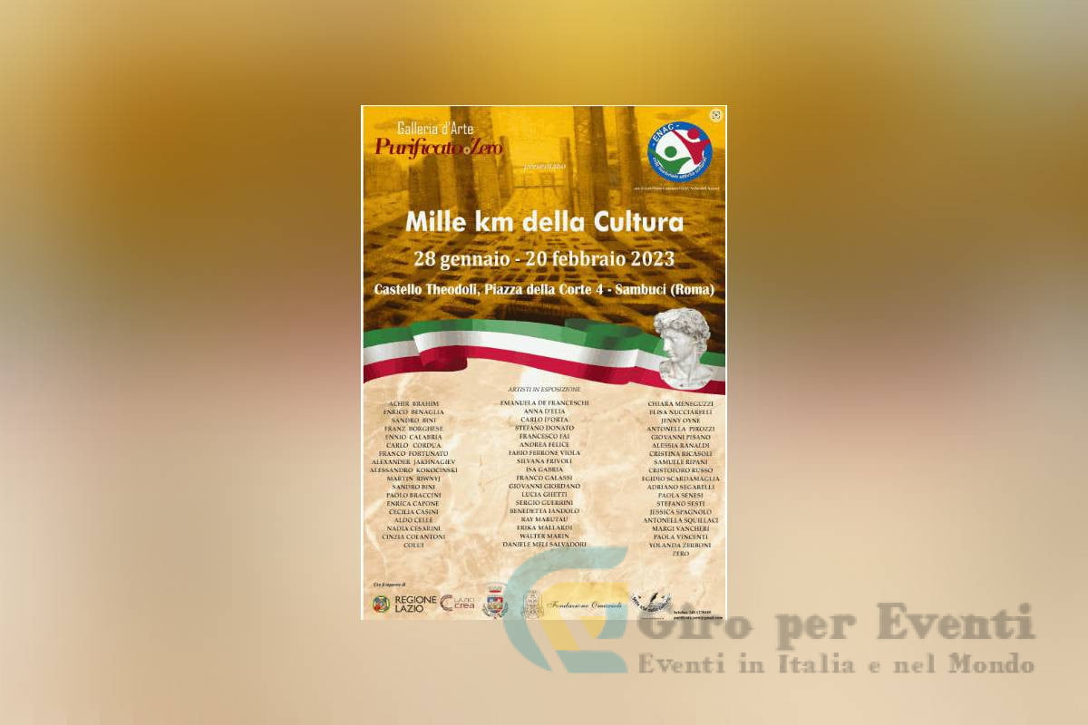 Mille Km della Cultura a Sambuci